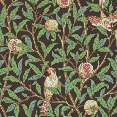 ウィリアムモリス 壁紙 鳥とザクロ Bird Pomegranate 送料無料 おしゃれ 壁紙 イギリス製 インテリア 本物 Morris Darw 輸入家具 雑貨の専門店 E木楽館 本店
