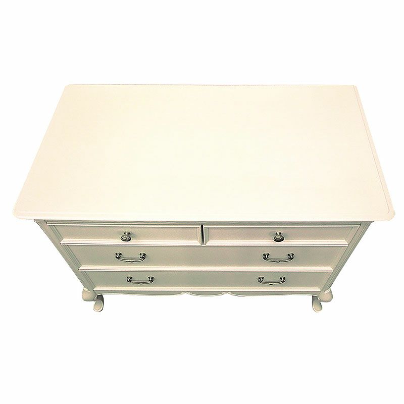 フルール Fleur-WH チェスト85 ホワイト 【送料無料・開梱設置込み