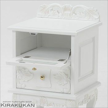 【新品】ヴィオレッタシリーズ　サイドチェスト　アンティークホワイト　アウトレット 新品】ヴィオレッタシリーズ サイドチェスト アンティーク