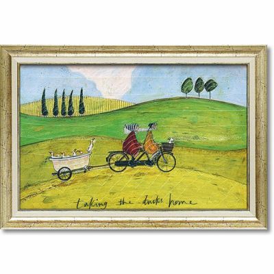 サム トフト「バイクフル!」Gel加工 絵画 インテリア 額入り | 輸入