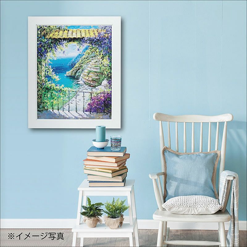 絵画・額縁・モチズキ モッチ モッチ・青い花Ⅱ・オブジェ・美術品・インテリア Amazon | オリムパス クロスステッチキット ART GALLERY ミニ