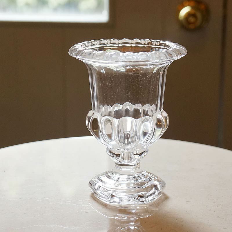 アンティーク調 クリスタルベース ガラス 花瓶 おしゃれ 花瓶 ガラス