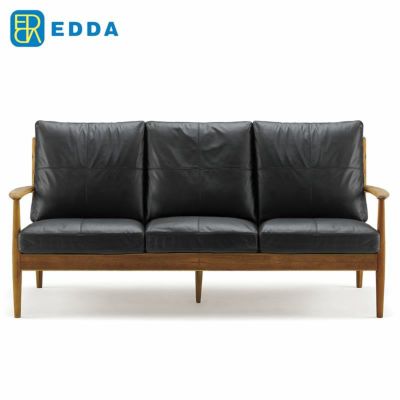 北欧スタイル家具 EDDA エッダ レザーソファー ソファー 2人掛け 北欧