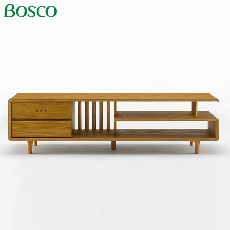 Bosco ボスコ 家具 AVボード MB メディアムブラウン色 | 輸入家具