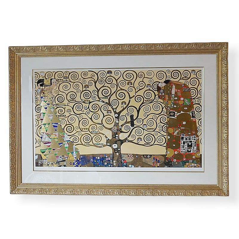 グスタフ・クリムト画 「生命の樹 Tree Of Life」版画 200枚