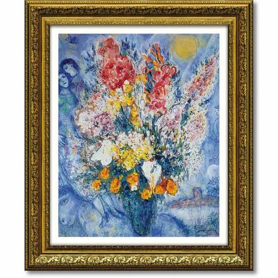 ヴィンテージ マルク・シャガール画「ダフニスとクロエ