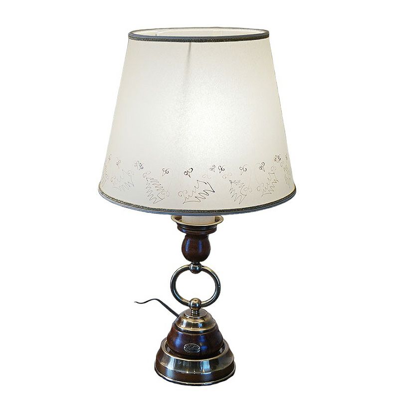 テーブルランプ アンティーク カパーニ社 古木使用 イタリア製 卓上