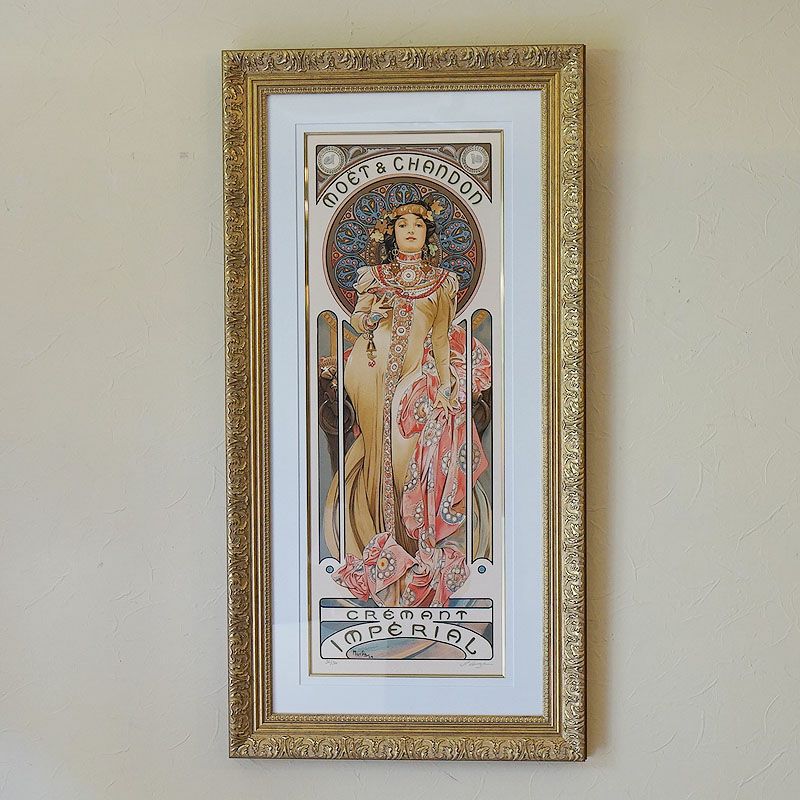 アルフォンス ミュシャ画 「 インペリアル IMPERIAL 」 複製画 Lサイズ Alfons Mucha 財団印付 | 輸入家具・雑貨の専門店  e木楽館 【公式】