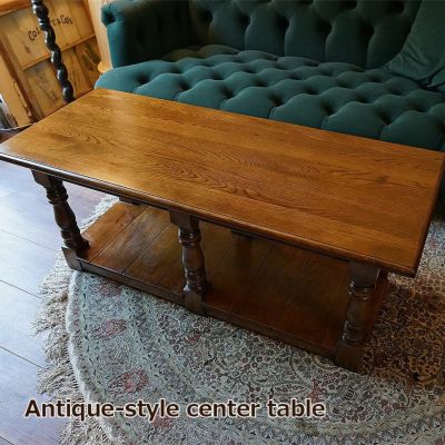 首都圏送無料〜輸入アンティーク家具 足高ソファ4＋イギリス テーブル