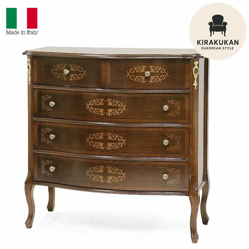 イタリア家具 Tarocco タロッコ アンティーク サイドチェスト イタリア家具 タロッコ Tarocco イタリア家具 4段チェスト おしゃれ