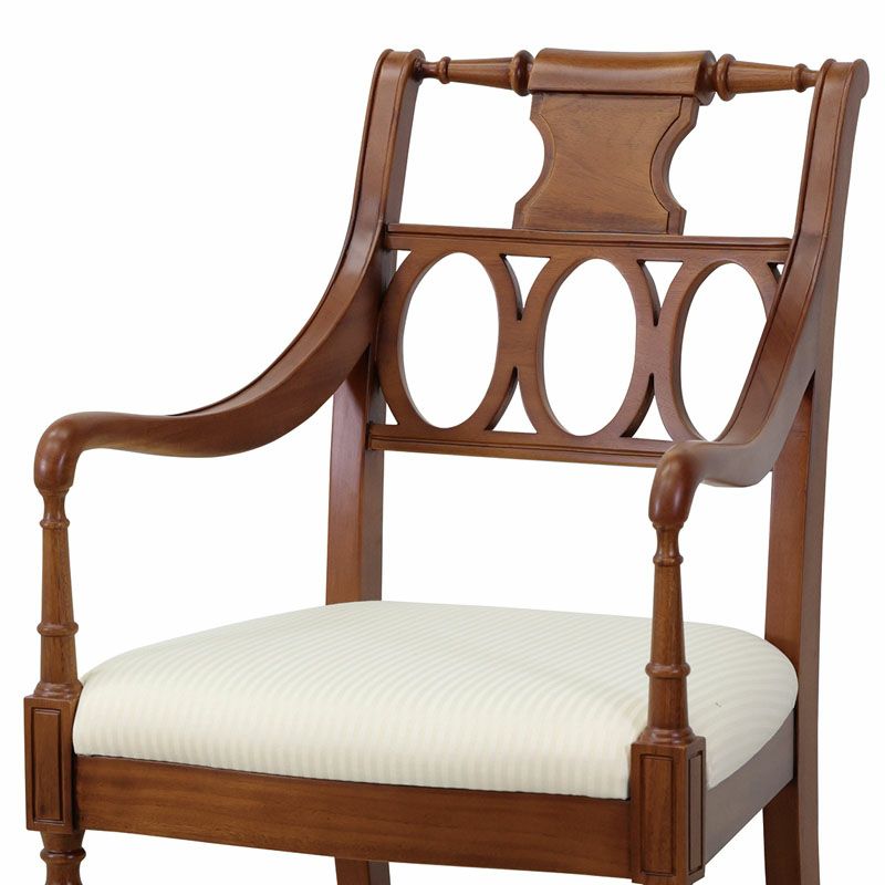  東海家具 ブライトン BRIGHTON ダイニング3点セット DT110R アームチェア アンティーク 輸入家具