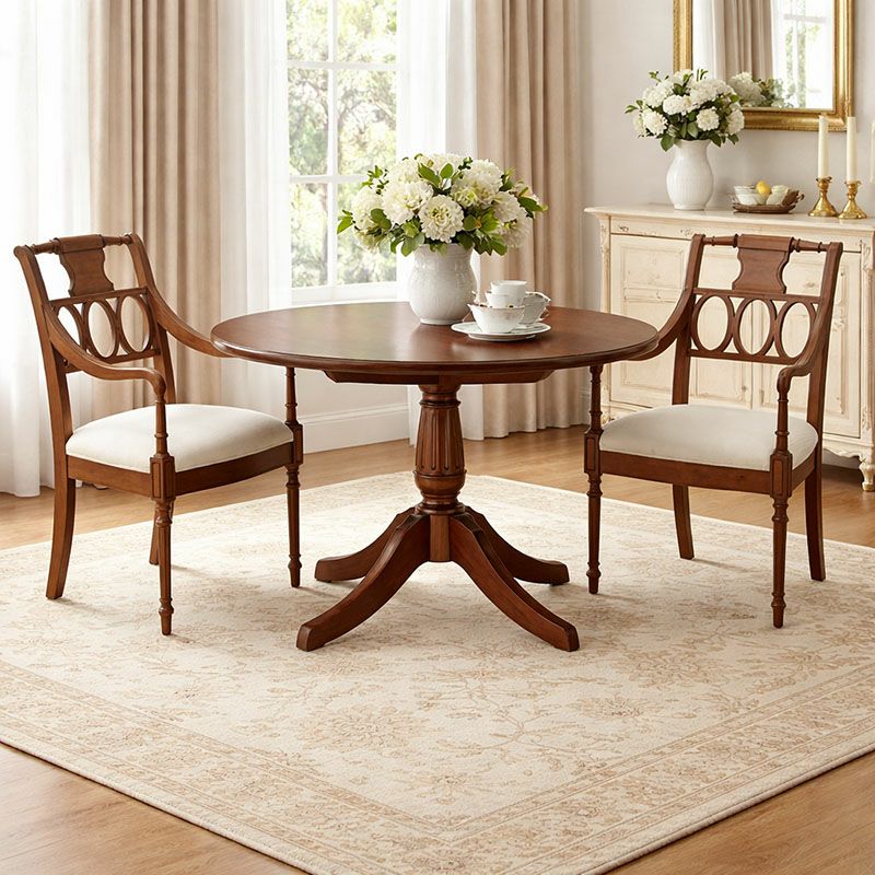 東海家具 ブライトン BRIGHTON ダイニング3点セット DT110R チェア アンティーク 輸入家具