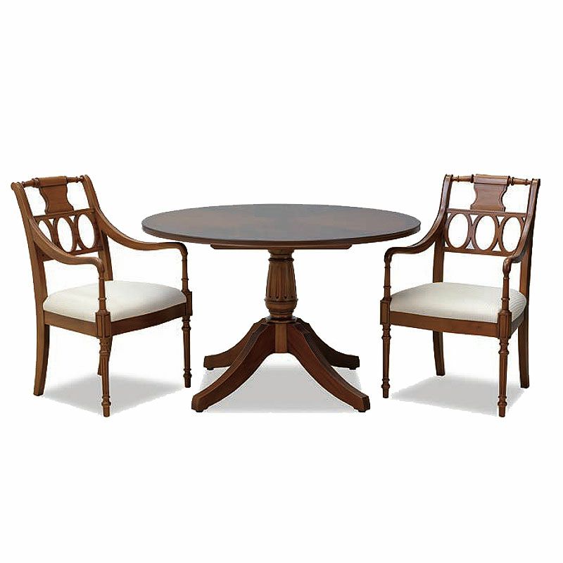  東海家具 ブライトン BRIGHTON ダイニング3点セット DT110R アームチェア アンティーク 輸入家具