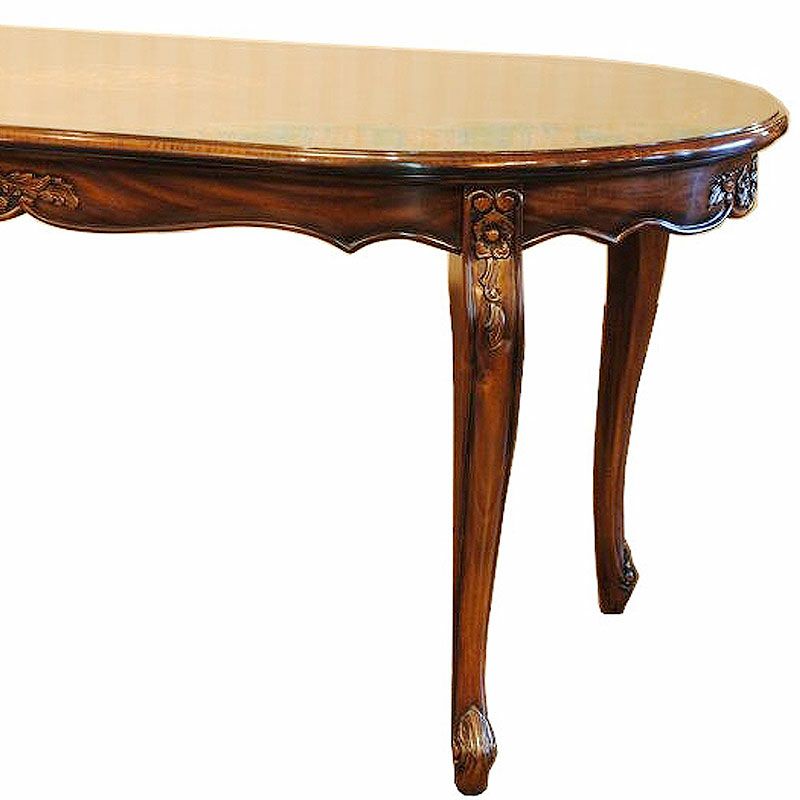 ダイニングテーブル アンティーク 165 オーバル 楕円 象嵌 Malina Cassili マリナカッシーリ 組立品